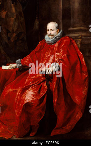 Ritratto di Agostino Pallavicini; Anthony van Dyck, fiammingo, 1599 - 1641; circa 1621; Olio su tela; senza cornice: 216.2 x 141 cm (85 1/8 x 55 1/2 in.) Foto Stock