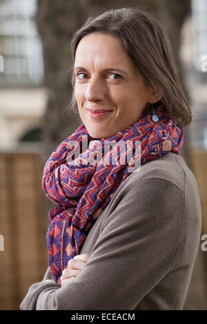 Rebecca Mead, staff writer per il New Yorker e autore, a Edinburgh International Book Festival 2014. Edimburgo, Scozia. 17 Agosto 2014 Foto Stock