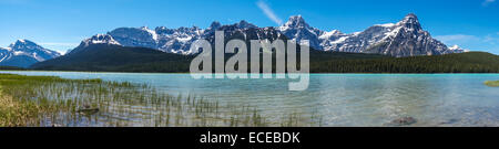 Canada, Alberta, il Parco Nazionale di Banff, Superiore Waterfowl Lago Foto Stock