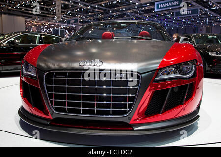 Ginevra - Marzo 8: l'Audi TT Quattro sul display al 81st International Motor Show Palexpo-Geneva su Marzo 8; 2011 a Ginevra Foto Stock