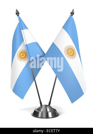 Argentina - Bandiere in miniatura. Foto Stock