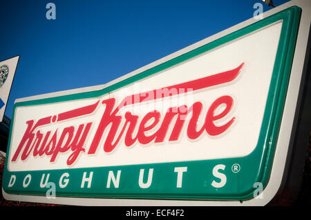 Ciambelle Krispy Kreme ciambelle logo branding del marchio ciambella ciambella Foto Stock