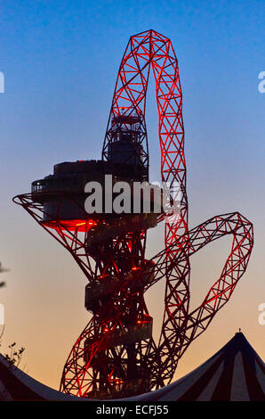 Queen Elizabeth II Olympic Park, a Londra, Regno Unito, è un complesso sportivo costruito per il 2012 Olimpiadi di estate Foto Stock