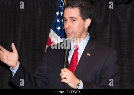 Il Governatore repubblicano Walker Wisconsin Foto Stock