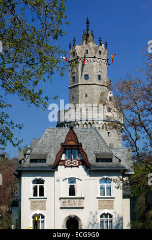 La torre circolare di Andernach, Renania-Palatinato, Germania, Europa, Der runde Turm von Andernach, Deutschland Foto Stock