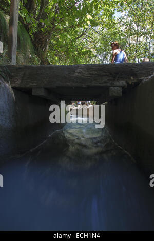 Marlengo Waal percorso fluviale Foto Stock