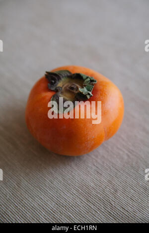 Asian Persimmon frutta giapponese Diospyros kaki Foto Stock