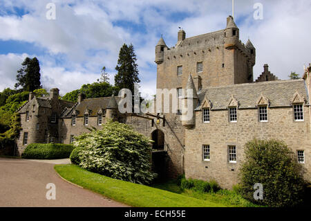 Cawdor Castle vicino a Inverness, Inverness-shire, altipiani, Scotland, Regno Unito, Europa Foto Stock