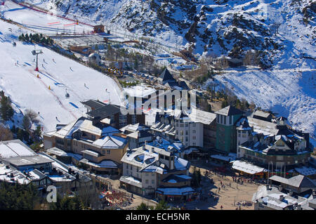 Sierra Nevada in inverno, Granada, Andalusia, Spagna, Europa Foto Stock