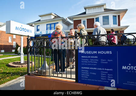 Motown Museum, Detroit, Michigan, Stati Uniti d'America. Ottobre 23, 2014. Foto Stock