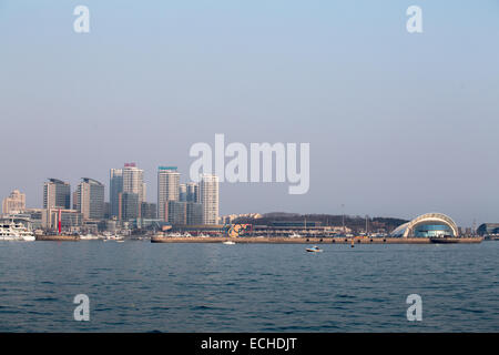 Qingdao Olympic sailing center Foto Stock