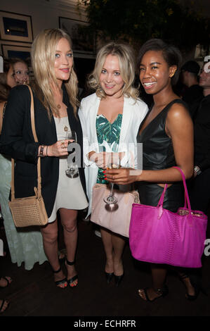 HEIST Premere view e launch party tenuto presso Linden giardini caratterizzati da: Laura Whitmore,Tolula Adeyemi,il papavero Jamie,Tallulah Adeyemi dove: Londra, Regno Unito quando: 12 Giu 2014 Foto Stock