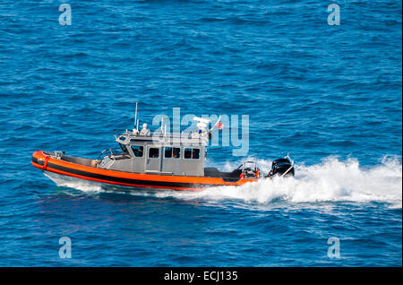 US Coast Guard sul dovere Foto Stock