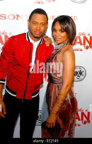 Lo screening di 'pensare come un uomo troppo' all'icona Showplace teatri con: Terrence Jenkins,Regina Hall dove: Chicago, Illinois, Stati Uniti quando: 12 Giu 2014 Foto Stock