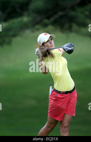 Noemi Jimenez Martin (ESP), 6 settembre 2014 - Golf : final round del mondiale dilettanti di golf, Espirito Santo Trophy di Karuizawa 72 East Golf Club di Karuizawa, Giappone. (Foto di Koji Aoki/AFLO SPORT) Foto Stock