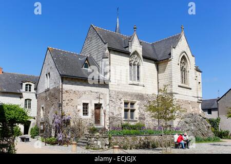 Francia, Maine et Loire, Behuard, Notre Dame cappella, Valle della Loira Foto Stock