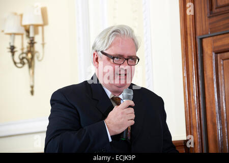 Leo McKinstry al oldie pranzo letterario 09-12-14 Foto Stock