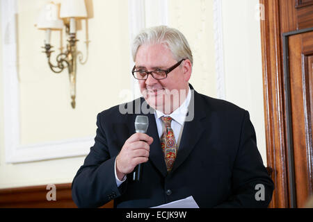 Leo McKinstry al oldie pranzo letterario 09-12-14 Foto Stock