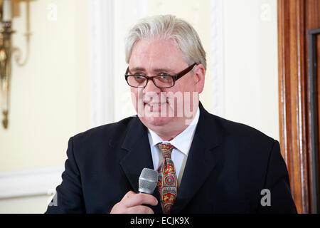 Leo McKinstry al oldie pranzo letterario 09-12-14 Foto Stock