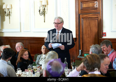 Leo McKinstry al oldie pranzo letterario 09-12-14 Foto Stock