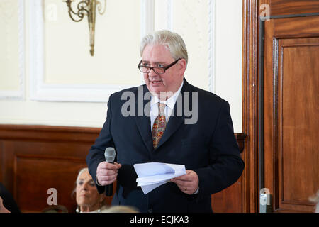 Leo McKinstry al oldie pranzo letterario 09-12-14 Foto Stock