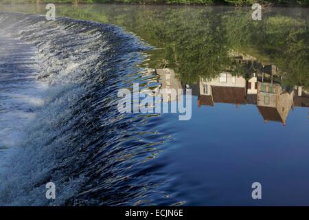 Francia, Creuse, La Celle Dunoise, Creuse valley Foto Stock