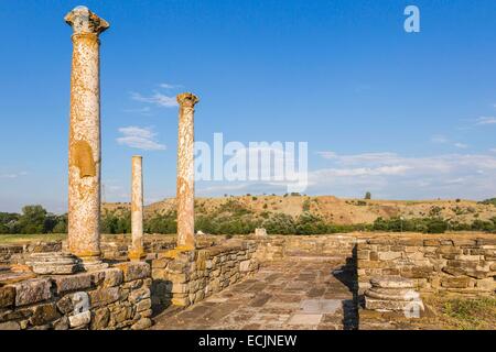 Repubblica di Macedonia, Gradsko, sito archeologico romano di Stobi e antica città di Paeonia Foto Stock