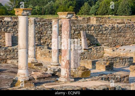 Repubblica di Macedonia, Gradsko, sito archeologico romano di Stobi e antica città di Paeonia Foto Stock