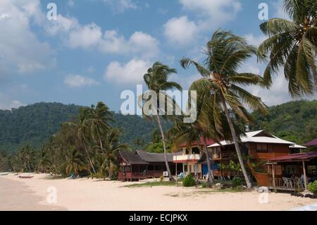 Malaysia, stato di Pahang, Isola di Tioman, Pulau Tioman, sul Mare della Cina del Sud Local Foto Stock