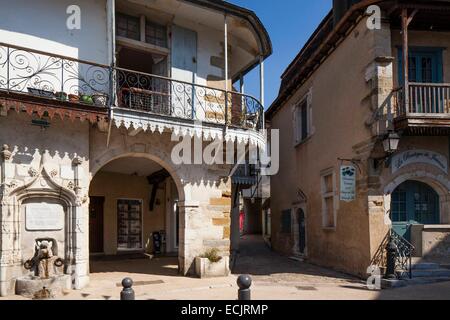 Francia, Pirenei Atlantiques, Salies de Bearn Foto Stock