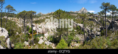 Francia, Corse du Sud, Porto Vecchio, Ospedale massiccio Foto Stock