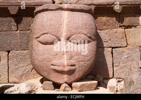 India Rajasthan, il parco nazionale di Ranthambore, statua del tempio Foto Stock