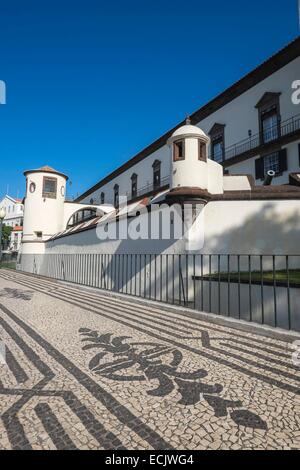 Il Portogallo, l'isola di Madeira, Funchal, Fortaleza e Palacio de Sao Lourenco, xv secolo storica fortezza e residenza ufficiale del Primo Ministro e il museo militare Foto Stock