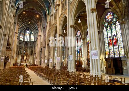 Francia, Meurthe et Moselle, Nancy, Saint Epvre basilica Foto Stock