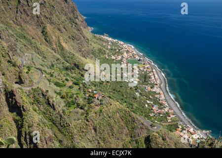 Il Portogallo, l'isola di Madeira, south coast, Paul do Mar Foto Stock