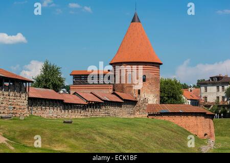 La Lituania (paesi baltici), Kaunas County, Kaunas, Kaunas castello del XIII secolo Foto Stock