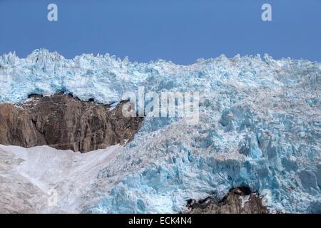 Stati Uniti, Alaska Kenai Peninsula, il Parco nazionale di Kenai Fjords, ghiacciai, Northwestern Glacier Foto Stock