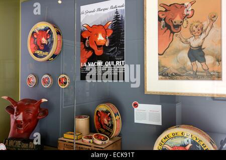 Francia, Giura, Lons le saunier, Maison de la Vache qui rit, museo Foto Stock