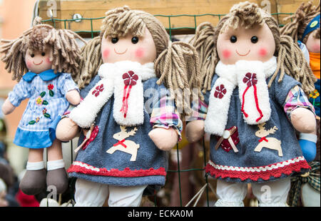 bambole di pezza Foto Stock
