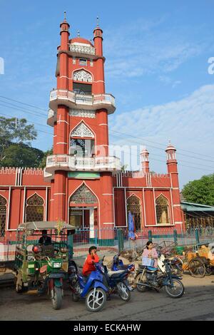 Myanmar (Birmania), Kayin (Karen) Stato, Hpa-An, la moschea Foto Stock