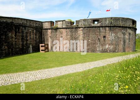 Francia, Territoire de Belfort, Belfort, cittadella, torre borghese datato XIV secolo Foto Stock