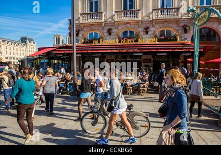 Francia, Parigi, quartiere di Saint Michel Foto Stock