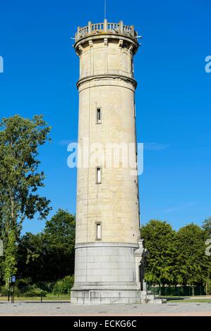 Francia, Calvados, Pays d'Auge, Honfleur, il vecchio faro Foto Stock