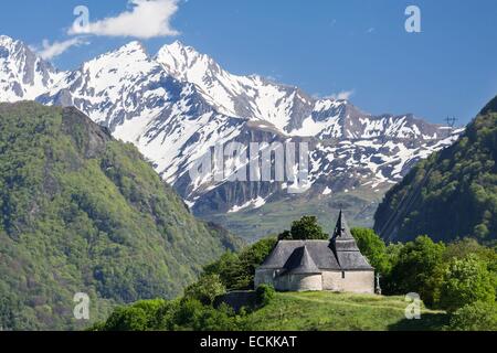 Francia, Hautes Pirenei, Saint Savin, cappella Pietat Foto Stock