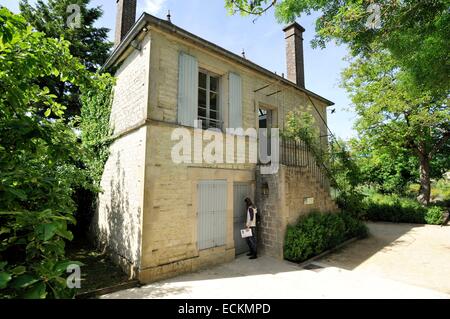 Francia, Aube, Essoyes, Renoir workshop costruito nel 1906 da Pierre Auguste Renoir nel giardino della casa di famiglia Foto Stock