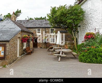 The Tinners Arms pub o pub pubblico a Zennor, Cornovaglia, Cornovaglia, Inghilterra, inglese, Regno Unito, Regno Unito, Regno Unito Foto Stock