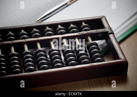I revisori dei conti era prima del sistema digitale. Foto Stock