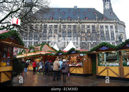 Tradizionale fiera di Natale, Aquisgrana in Germania Foto Stock
