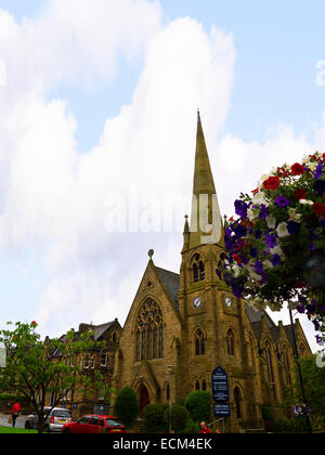 Cristo Chiesa Metodista/Regno chiesa riformata nella città termale di Ilkley nel West Yorkshire Foto Stock