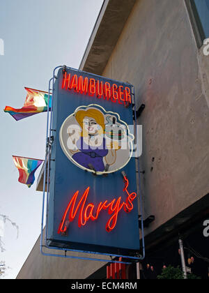 Hamburger Mary's, West Hollywood, Los Angeles, California Foto Stock